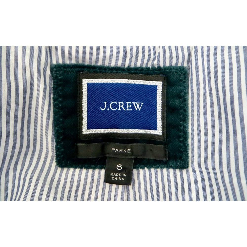 NEW! J.Crew Parke Velvet Blazer Jacket Forest Green SZ 6 - Picture 12 of 13